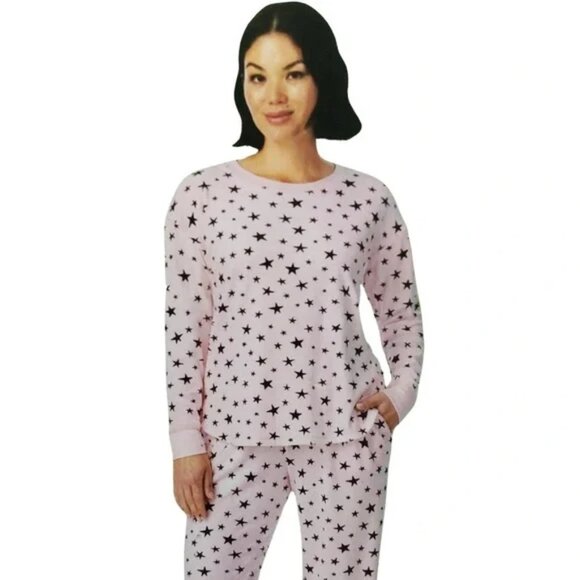NWOT Kate Spade 2pc Silky Velour Sleep Set | Stars - Picture 1 of 4
